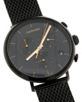  Shop Authentic Calvin Klein High Noon Black Dial Black Mesh Bracelet Watch for Women - K8M27421 - Luxxuri