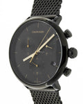  Shop Authentic Calvin Klein High Noon Black Dial Black Mesh Bracelet Watch for Women - K8M27421 - Luxxuri