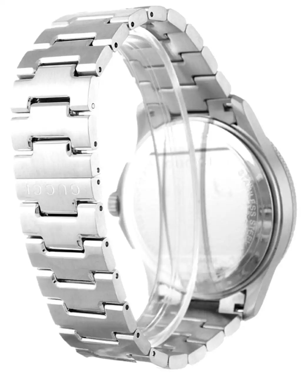  Shop Authentic Gucci G Timeless Silver Dial Silver Steel Strap Watch For Men - YA126232 - Luxxuri