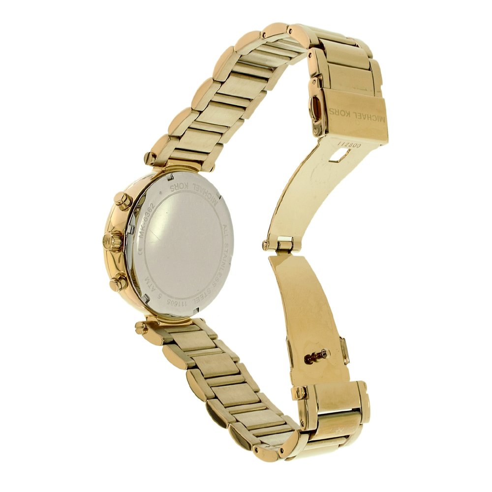  Shop Authentic Michael Kors Sawyer White Dial Gold Steel Strap Watch for Women - MK6362 - Luxxuri