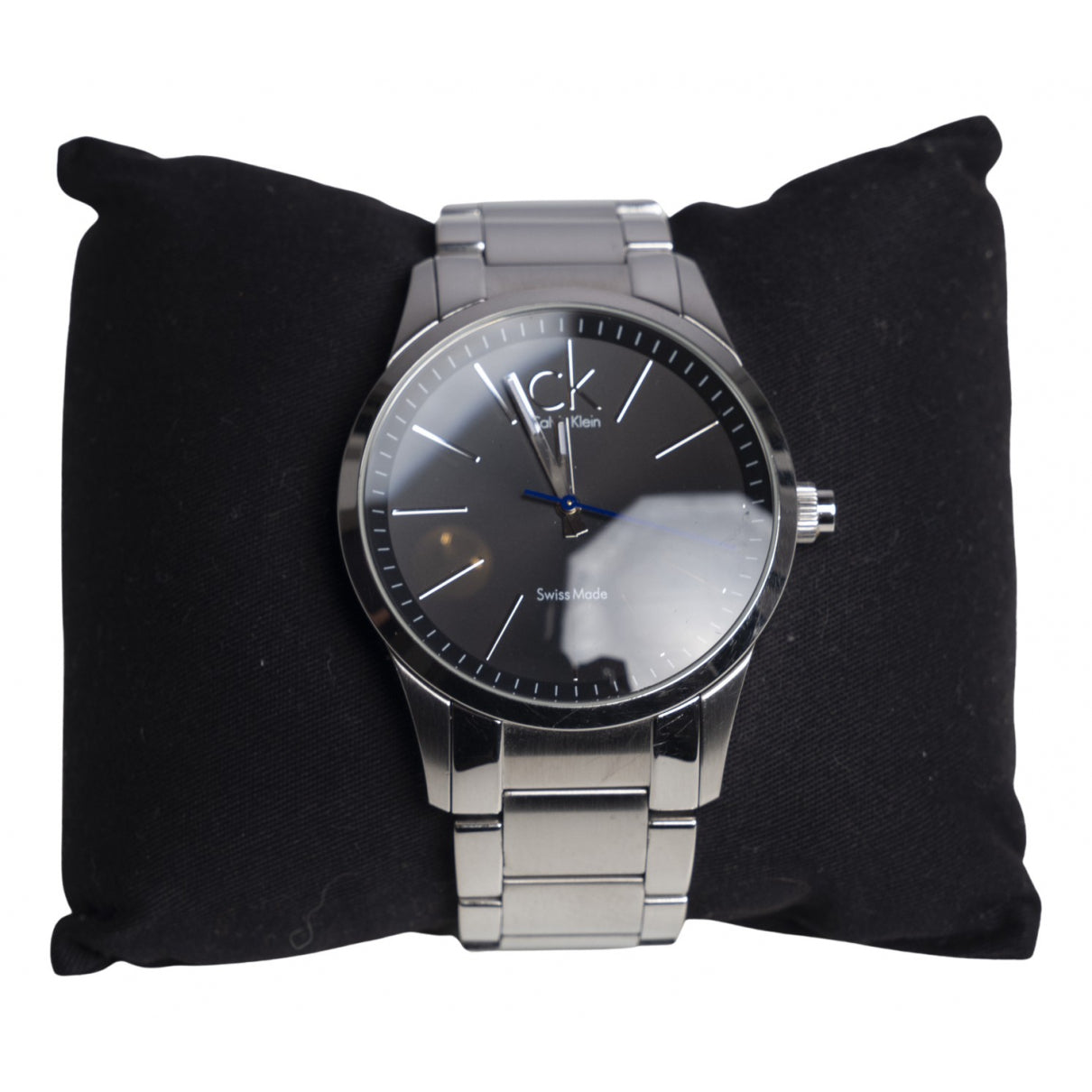  Shop Authentic Calvin Klein Bold Grey Dial Silver Steel Strap Watch for Men - K2241107 - Luxxuri