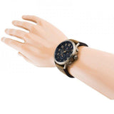  Shop Authentic Tommy Hilfiger Briggs Chronograph Black Dial Brown Leather Strap Watch for Men - 1791425 - Luxxuri