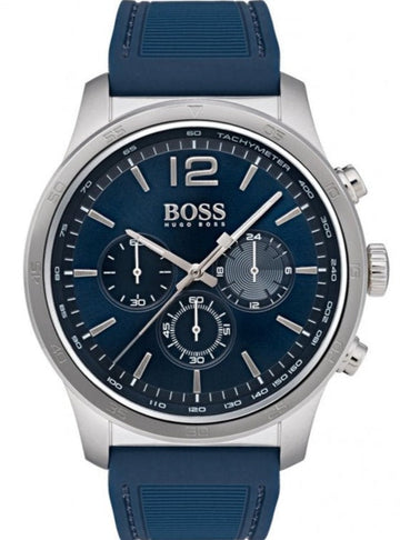  Shop Authentic Hugo Boss Professional Chronograph Blue Dial Blue Silicone Strap Watch for Men - 1513526 - Luxxuri
