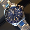 Shop Authentic Tag Heuer Aquaracer Blue Dial Watch for Men - WAY201T.BA0927 - Luxxuri