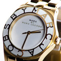  Shop Authentic Marc Jacobs Blade White Dial Gold Steel Strap Watch for Women - MBM3050 - Luxxuri