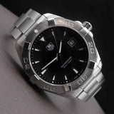  Shop Authentic Tag Heuer Aquaracer Black Dial Watch for Men - WAY1110.BA0928 - Luxxuri