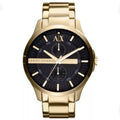  Shop Authentic Armani Exchange Hampton Chronograph Black Dial Gold Steel Strap Watch For Men - AX2122 - Luxxuri