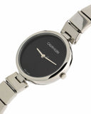  Shop Authentic Calvin Klein Authentic Black Dial Silver Steel Strap Watch for Women - K8G23141 - Luxxuri