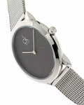  Shop Authentic Calvin Klein Minimal Grey Dial Silver Mesh Bracelet Watch for Women - K3M2212X - Luxxuri