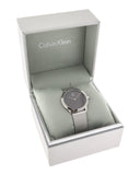 Shop Authentic Calvin Klein Minimal Black Dial Silver Mesh Bracelet Watch for Women - K3M22123 - Luxxuri