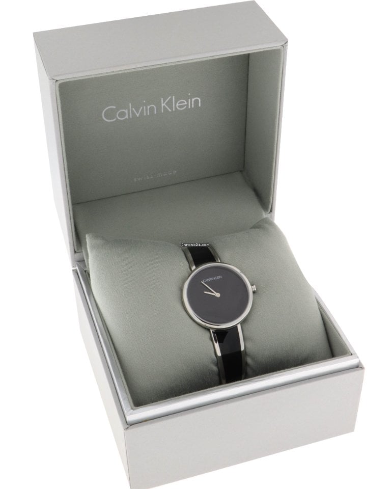  Shop Authentic Calvin Klein Seduce Black Dial Two Tone Steel Strap Watch for Women - K4E2N111 - Luxxuri