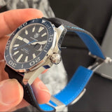  Shop Authentic Tag Heuer Aquaracer Blue Dial Watch for Men - WAY211B.FC6363 - Luxxuri