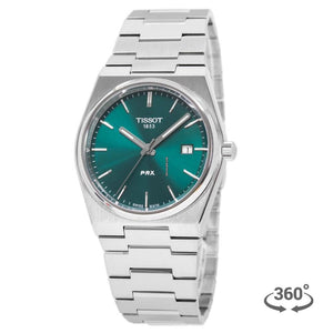  Shop Authentic Tissot PRX Green Dial Silver Steel Strap Watch for Men - T137.410.33.091.00 - Luxxuri
