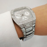  Shop Authentic Guess Raven Diamonds Silver Dial Silver Steel Strap Watch for Women - GW0104L1 - Luxxuri