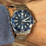  Shop Authentic Tag Heuer Aquaracer Blue Dial Watch for Men - WAY111C.BA0928 - Luxxuri