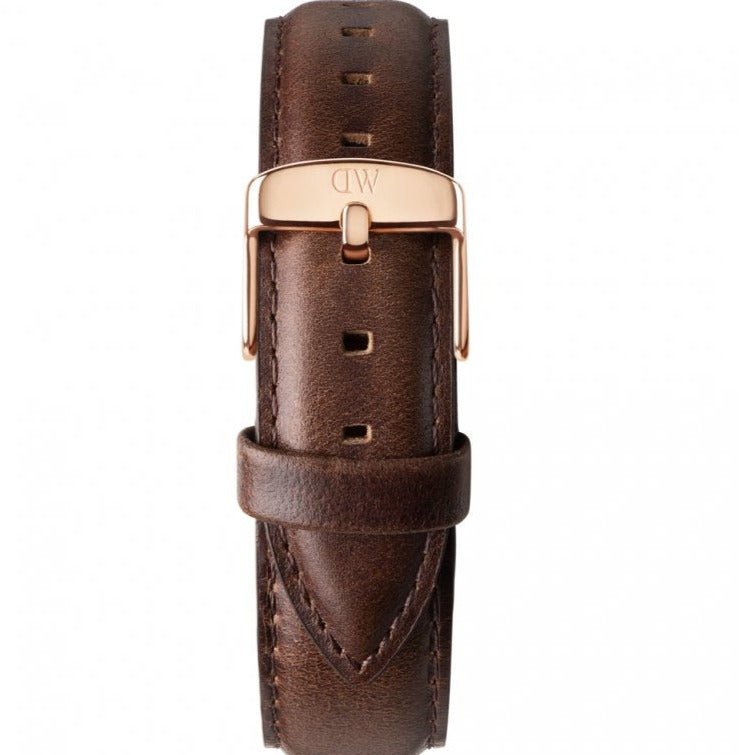  Shop Authentic Daniel Wellington Dapper Bristol White Dial Brown Leather Strap Watch For Men - DW00100086 - Luxxuri