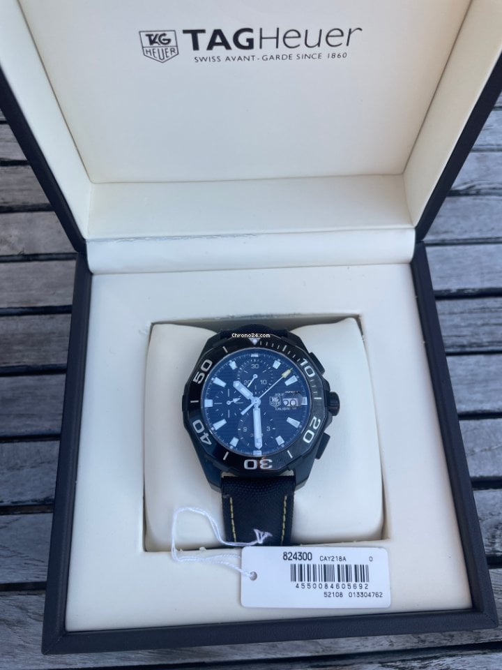 Tag Heuer Aquaracer PVD Black Dial Watch for Men - CAY218A.FC6361