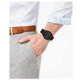  Shop Authentic Tommy Hilfiger Deacon Analog Black Dial Black Mesh Bracelet Watch for Men - 1791547 - Luxxuri