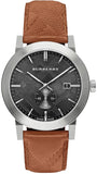  Shop Authentic Burberry The City Black Dial Brown Leather Strap Watch for Men - BU9905 - Luxxuri