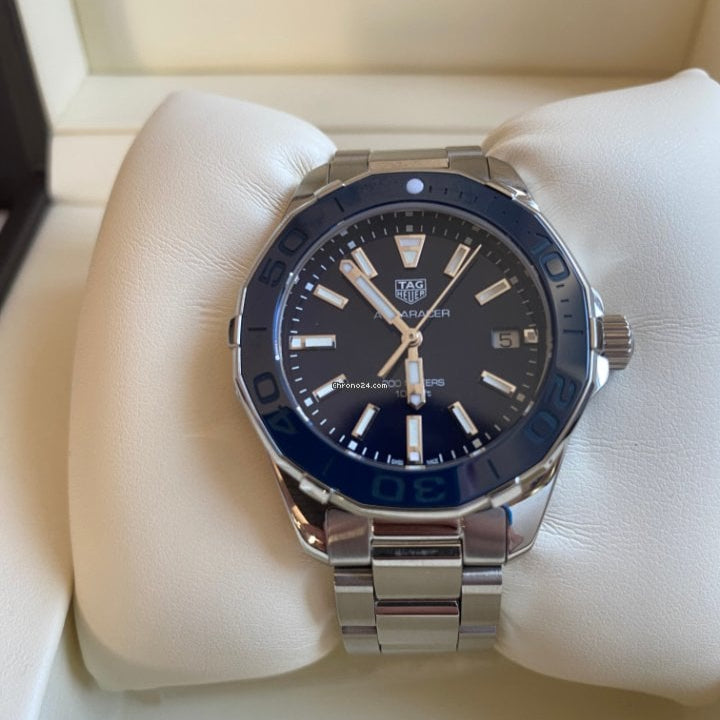  Shop Authentic Tag Heuer Aquaracer Blue Dial Watch for Women - WAY131S.BA0748 - Luxxuri
