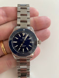  Shop Authentic Tag Heuer Aquaracer Blue Dial Watch for Women - WAY131S.BA0748 - Luxxuri