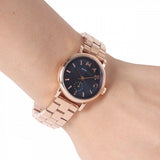  Shop Authentic Marc Jacobs Baker Navy Blue Dial Rose Gold Steel Strap Watch for Women - MBM3332 - Luxxuri