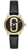  Shop Authentic Marc Jacobs Corie Black Dial Black Leather Strap Watch for Women - MJ1580 - Luxxuri