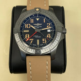  Shop Authentic Breitling Avenger Automatic GMT 45 Black Dial Brown Nylon Strap Watch for Men - V32395101B1X1 - Luxxuri