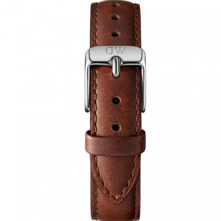  Shop Authentic Daniel Wellington Classic Petite St Mawes White Dial Brown Leather Strap Watch For Women - DW00100187 - Luxxuri