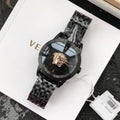  Shop Authentic Versace Palazzo Empire Black Dial Black Steel Strap Watch for Men - VERD00518 - Luxxuri