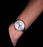  Shop Authentic Michael Kors Charley Quartz Silver Dial Silver Steel Strap Watch for Women - MK4398 - Luxxuri
