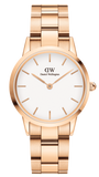  Shop Authentic Daniel Wellington Iconic Link White Dial Rose Gold Steel Strap Watch For Women - DW00100209 - Luxxuri