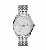  Shop Authentic Fossil Tailor Silver Dial Silver Steel Strap Watch for Women - ES3712 - Luxxuri
