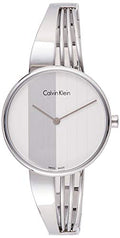  Shop Authentic Calvin Klein Drift Silver Dial Silver Steel Strap Watch for Women - K6S2N116 - Luxxuri