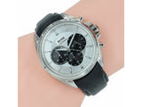  Shop Authentic Hugo Boss Casual Chronograph Silver Dial Black Leather Strap Watch For Men - HB1512880 - Luxxuri