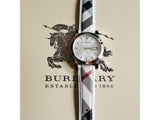  Shop Authentic Burberry The City Silver Dial Brown Leather Strap Watch for Women - BU9136 - Luxxuri