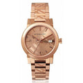  Shop Authentic Burberry The City Rose Gold Dial Rose Gold Steel Strap Watch for Women - BU9146 - Luxxuri