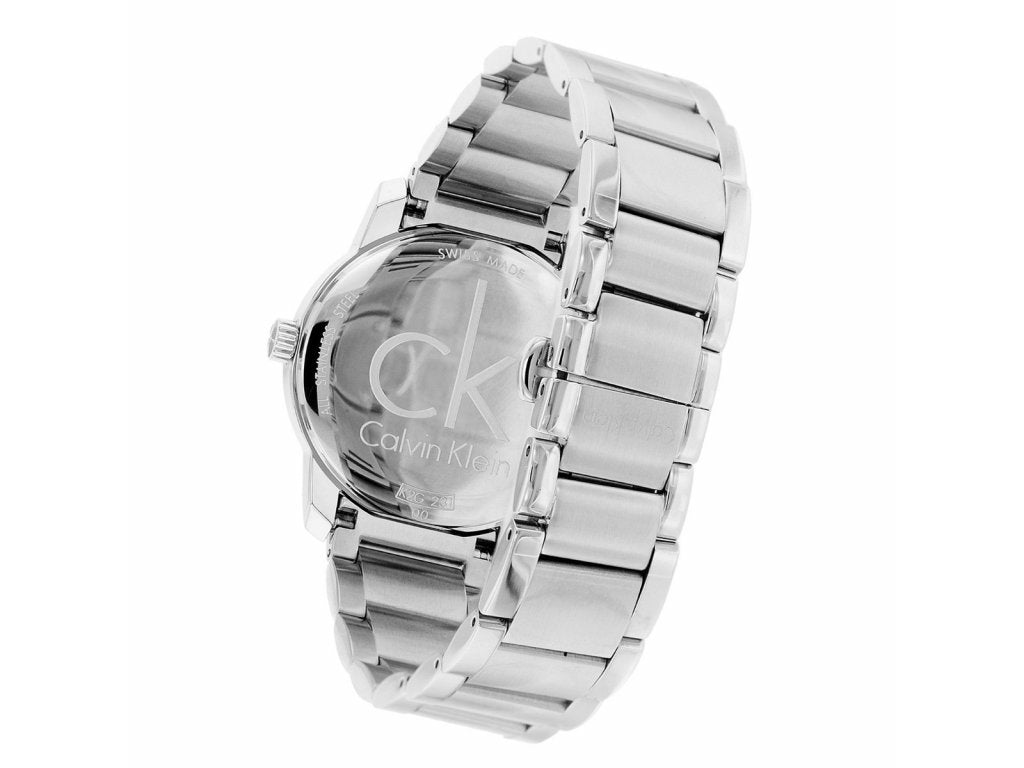  Shop Authentic Calvin Klein City White Dial Silver Steel Strap Watch for Women - K2G23146 - Luxxuri