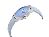  Shop Authentic Calvin Klein City Blue Dial Blue Leather Strap Watch for Women - K2G231VN - Luxxuri