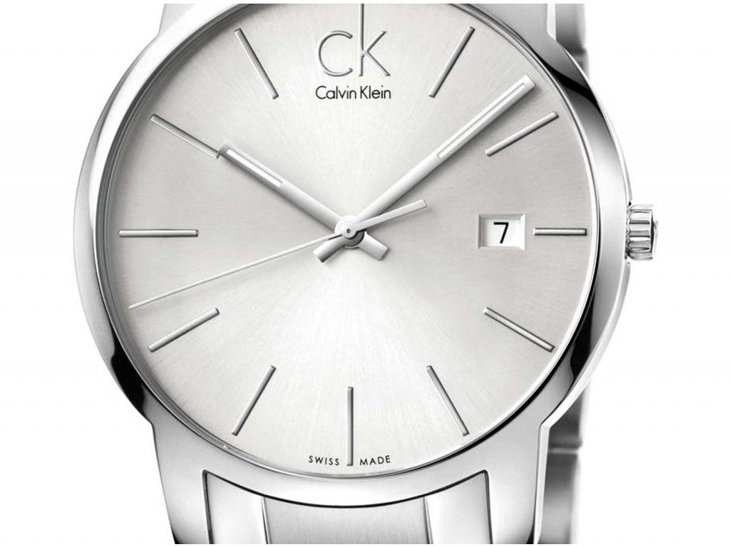  Shop Authentic Calvin Klein City Silver Dial Silver Steel Strap Watch for Men - K2G2G146 - Luxxuri