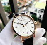  Shop Authentic Calvin Klein Even Silver Dial Brown Leather Strap Watch for Men - K7B216G6 - Luxxuri
