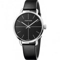  Shop Authentic Calvin Klein Evan Black Dial Black Leather Strap Watch for Men - K7B211CZ - Luxxuri