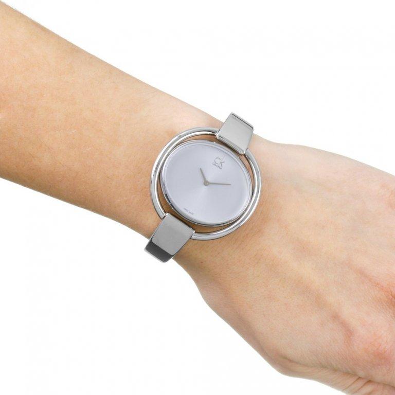  Shop Authentic Calvin Klein Impetuous Silver Dial Silver Steel Strap Watch for Women - K4F2N116 - Luxxuri