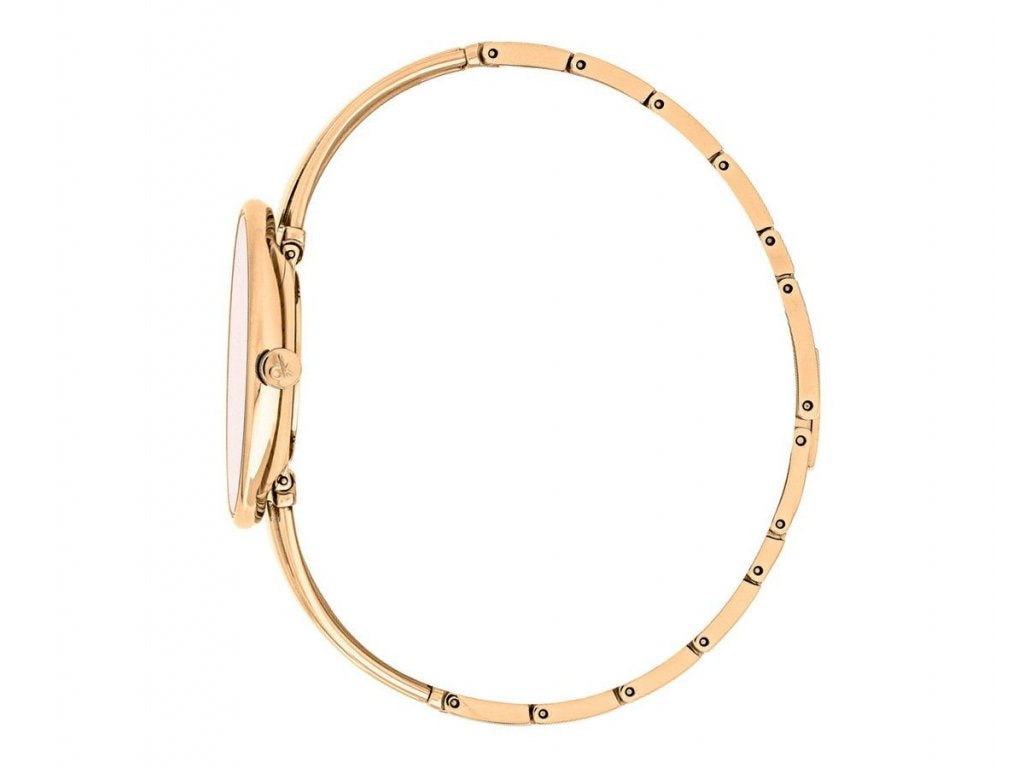  Shop Authentic Calvin Klein Drift Silver Dial Gold Steel Strap Watch for Women - K6S2N516 - Luxxuri