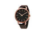  Shop Authentic Calvin Klein Even Grey Dial Brown Leather Strap Watch for Women - K7B236G3 - Luxxuri