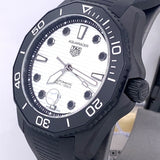  Shop Authentic Tag Heuer Aquaracer Professional 300 Automatic White Dial Black Rubber Strap Watch for Men - WBP201D.FT6197 - Luxxuri