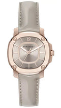  Shop Authentic Burberry The Britain Gray Dial Gray Leather Strap Watch for Women - BBY1718 - Luxxuri