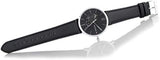  Shop Authentic Tommy Hilfiger Brooklyn Black Dial Black Leather Strap Watch for Men - 1791509 - Luxxuri