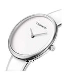  Shop Authentic Calvin Klein Seduce White Dial Two Tone Steel Strap Watch for Women - K4E2N116 - Luxxuri