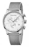  Shop Authentic Calvin Klein High Noon Silver Dial Silver Mesh Bracelet Watch for Men - K8M27126 - Luxxuri